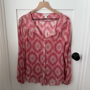 Sundance Women's Pink Patterned Top